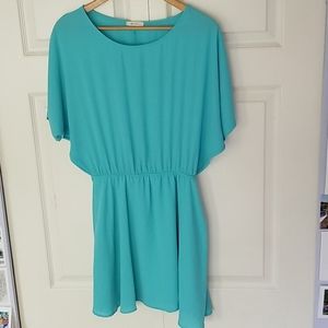 Everly turquoise dress s